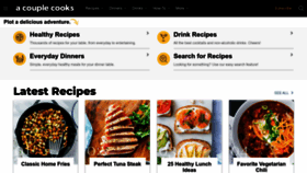 What Acouplecooks.com website looked like in 2023 (1 year ago)