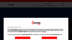 What Acciona-energia.com website looked like in 2023 (1 year ago)