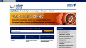 What Audiologysolutionsnetwork.org website looked like in 2023 (1 year ago)