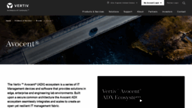 What Avocent.com website looked like in 2023 (2 years ago)