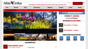 What Atlasceska.cz website looked like in 2023 (1 year ago)