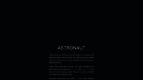 What Astronaut.io website looked like in 2023 (1 year ago)