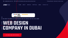 What Adwebstudio.com website looked like in 2023 (1 year ago)