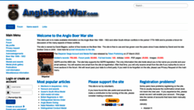 What Angloboerwar.com website looked like in 2023 (1 year ago)