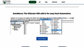 What Automateexcel.com website looked like in 2023 (1 year ago)