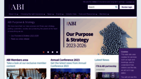 What Abi.org.uk website looked like in 2023 (1 year ago)