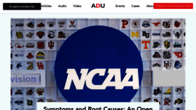 What Athleticdirectoru.com website looked like in 2023 (1 year ago)