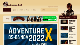 What Adventure-treff.de website looked like in 2023 (1 year ago)