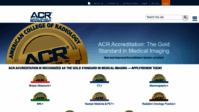 What Acraccreditation.org website looked like in 2023 (1 year ago)
