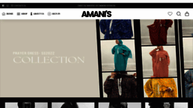 What Amanis.co.uk website looked like in 2023 (1 year ago)