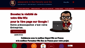 What Alexandremthefrenchy.com website looked like in 2023 (1 year ago)