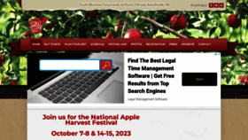 What Appleharvest.com website looked like in 2023 (1 year ago)