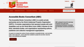 What Accessiblebooksconsortium.org website looked like in 2023 (1 year ago)