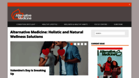 What Alternativemedicine.com website looked like in 2023 (1 year ago)