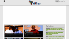 What Africanews.org website looked like in 2023 (1 year ago)