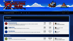 What Arlongpark.net website looked like in 2023 (3 years ago)