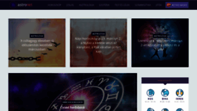 What Astronet.hu website looked like in 2023 (1 year ago)