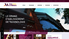 What Artsetmetiers.fr website looked like in 2023 (1 year ago)