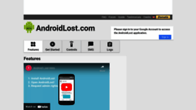 What Androidlost.com website looked like in 2023 (2 years ago)