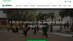 What Arabunityschool.ae website looked like in 2023 (1 year ago)