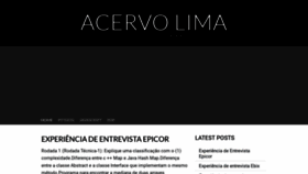 What Acervolima.com website looked like in 2023 (1 year ago)