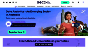 What Aeccglobal.in website looked like in 2023 (1 year ago)