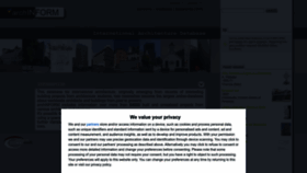What Archinform.net website looked like in 2023 (2 years ago)