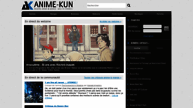 What Anime-kun.net website looked like in 2023 (1 year ago)