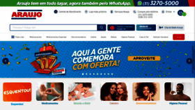 What Araujo.com.br website looked like in 2023 (2 years ago)