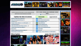 What Animeid.tv website looked like in 2023 (1 year ago)