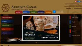 What Augustacanal.com website looked like in 2023 (1 year ago)