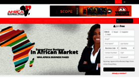 What Africa-business.com website looked like in 2023 (1 year ago)