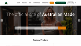 What Australianmade.com.au website looked like in 2023 (1 year ago)