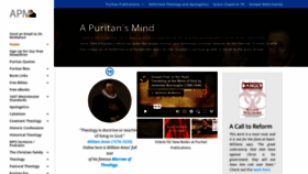 What Apuritansmind.com website looked like in 2023 (1 year ago)