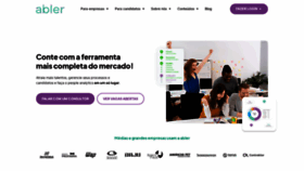 What Abler.com.br website looked like in 2023 (3 years ago)