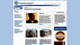 What Americanhairloss.org website looked like in 2023 (1 year ago)