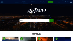 What Airpano.com website looked like in 2023 (1 year ago)