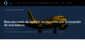 What Aviacionaldia.com website looked like in 2023 (1 year ago)