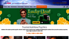 What Asknow.com website looked like in 2023 (2 years ago)