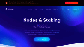 What Allnodes.com website looked like in 2023 (1 year ago)