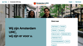 What Amsterdamumc.nl website looked like in 2023 (1 year ago)