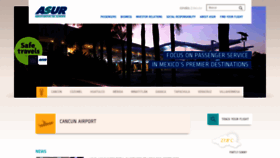 What Asur.com.mx website looked like in 2023 (1 year ago)