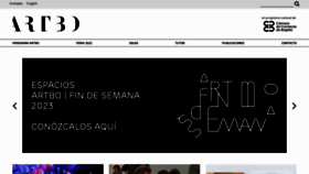 What Artbo.co website looked like in 2023 (3 years ago)