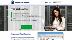 What Advanced-port-scanner.com website looked like in 2023 (2 years ago)