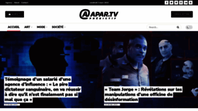 What Apar.tv website looked like in 2023 (1 year ago)