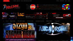 What Arcadepunks.com website looked like in 2023 (1 year ago)