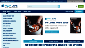 What Aquacure.co.uk website looked like in 2023 (1 year ago)
