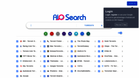 What Aiosearch.com website looked like in 2023 (1 year ago)