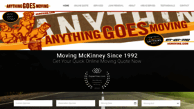 What Agmoving.com website looked like in 2023 (1 year ago)