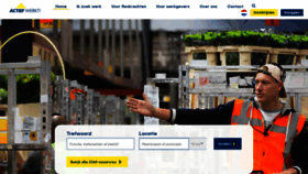 What Actiefwerkt.nl website looked like in 2023 (1 year ago)